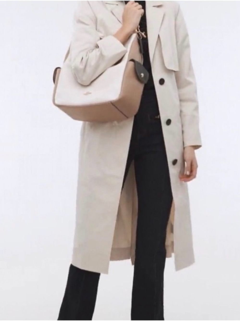 Coach Pennie’ Pebbled Leather Shoulder Bag 3 tone with Taupe GUC